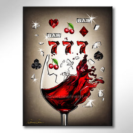 Lucky Sangria 7's wine art from Leanne Laine Fine Art
